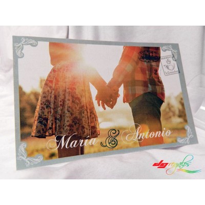 Invitación de Bodas Modelo Postal