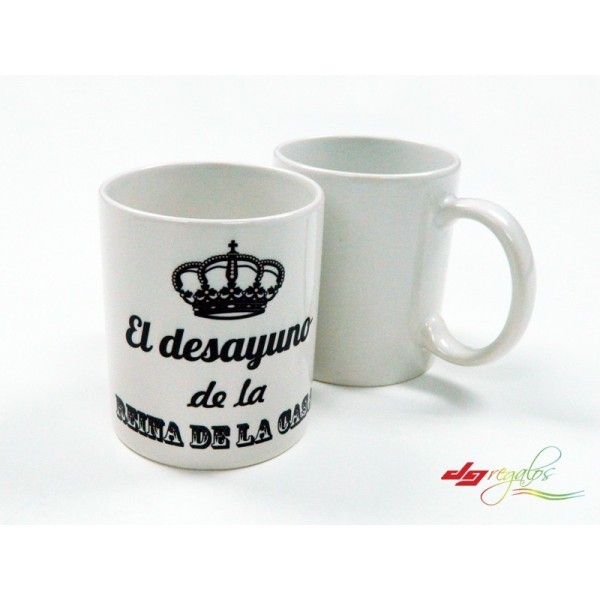 Taza personalizada 'El desayuno de la Reina'