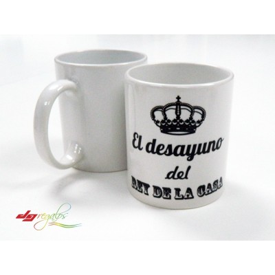 Taza personalizada 'El rey de la casa'