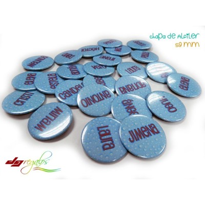 Chapa personalizadas con foto o diseño