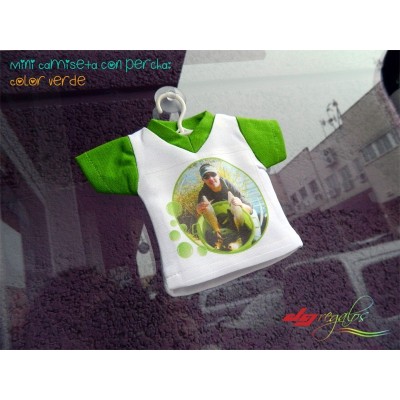 Mini Camiseta con percha