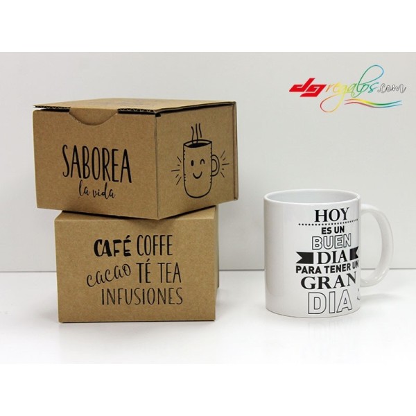Taza personalizada 'Voy a tener un gran día'