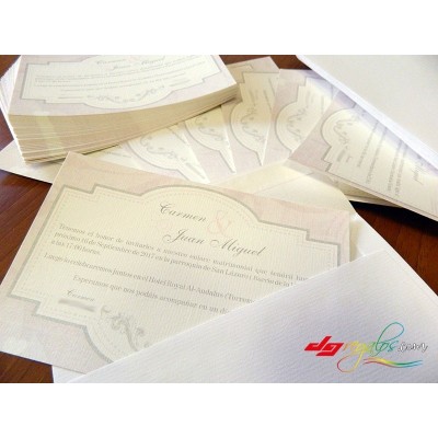 Invitación de Bodas Modelo Elegance