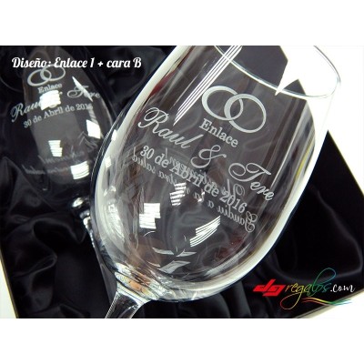 Copas de vino personalizadas