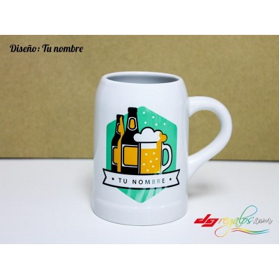 Jarras de cerveza personalizadas a todo color