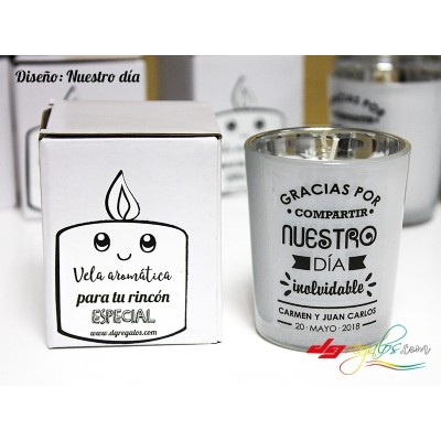 Velas personalizadas