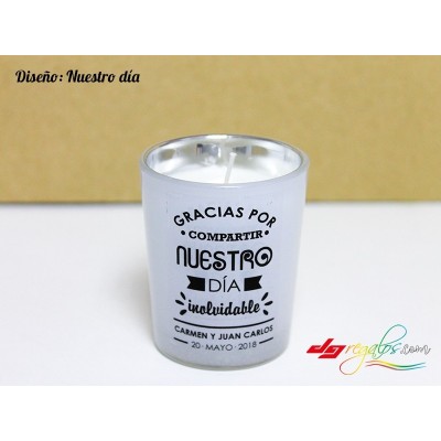 Velas personalizadas