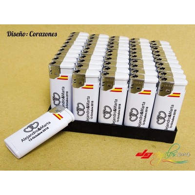 Mecheros - Encendedores personalizados para bodas