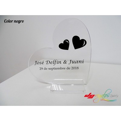 Topper Corazón para tartas