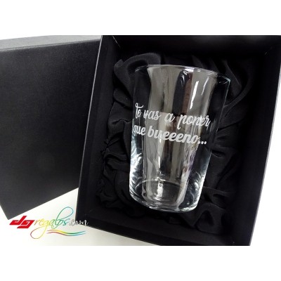 Vasos de sidra o cubatas grabado a láser
