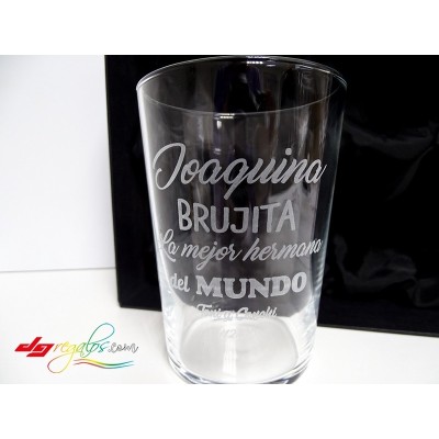 Vasos de sidra o cubatas grabado a láser