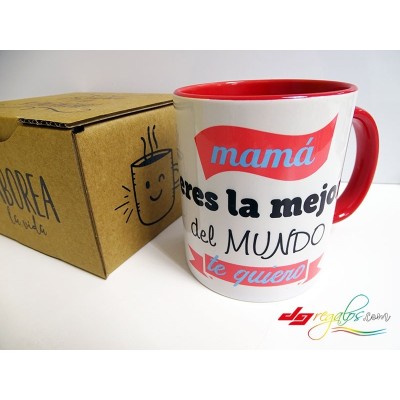 Taza personalizada 'La mejor mamá'
