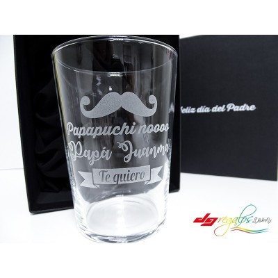 Vasos de sidra o cubatas grabado a láser