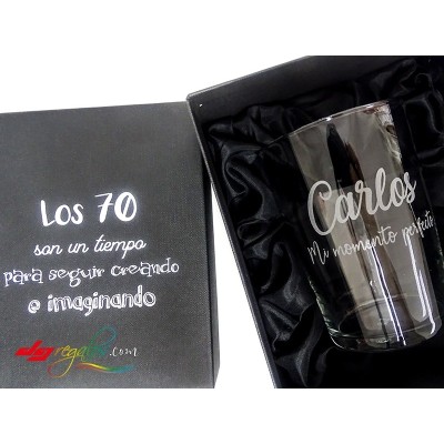 Vasos de sidra o cubatas grabado a láser