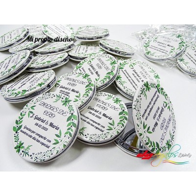 Espejo de bolso personalizado