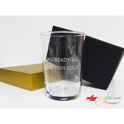 Vasos de sidra o cubatas grabado a láser