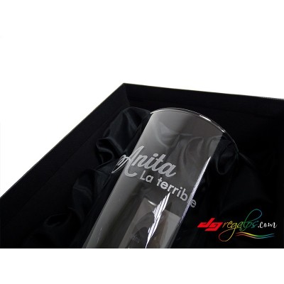 Vasos de sidra o cubatas grabado a láser