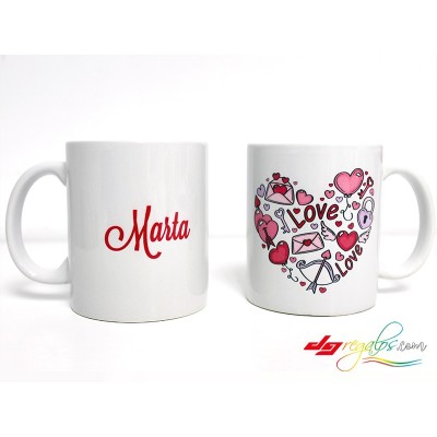 Taza personalizada San Valentín