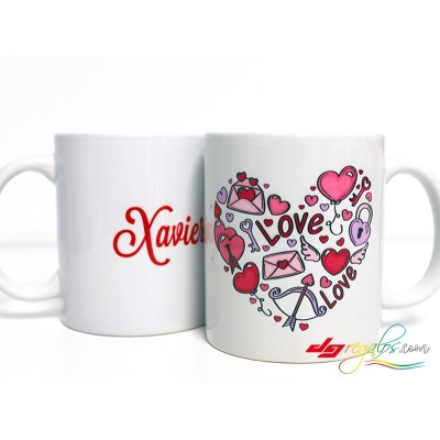 Taza personalizada San Valentín