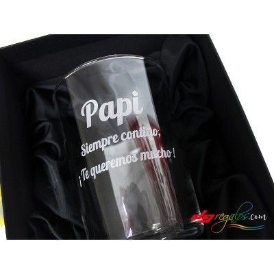 Vasos de sidra o cubatas grabado a láser