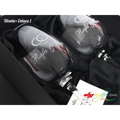 Copas de vino personalizadas