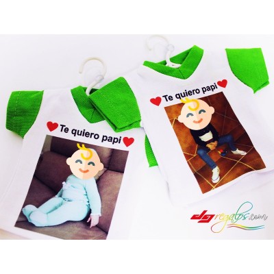 Mini Camiseta con percha