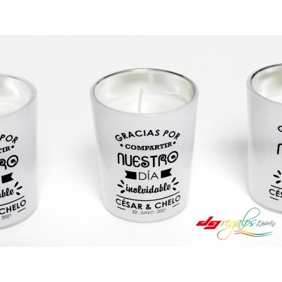 Velas personalizadas