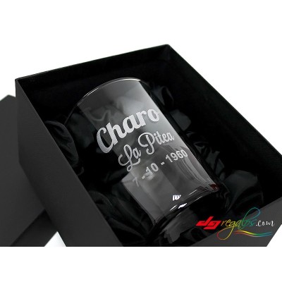 Vasos de sidra o cubatas grabado a láser