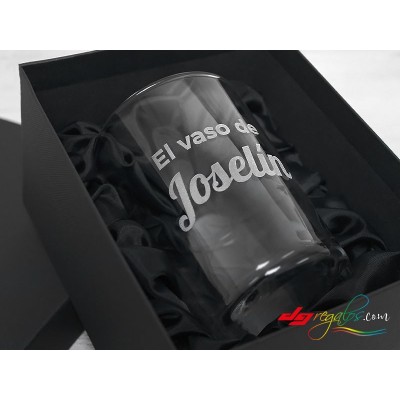 Vasos de sidra o cubatas grabado a láser