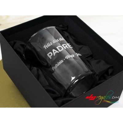 Vasos de sidra o cubatas grabado a láser