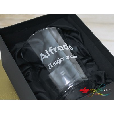 Vasos de sidra o cubatas grabado a láser