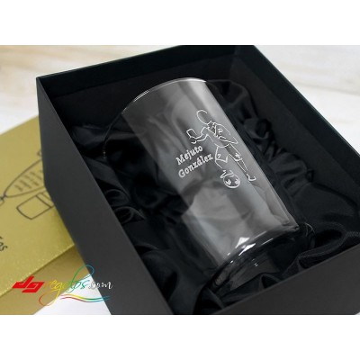 Vasos de sidra o cubatas grabado a láser