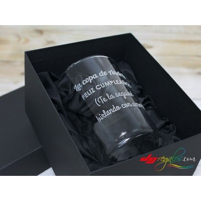 Vasos de sidra o cubatas grabado a láser
