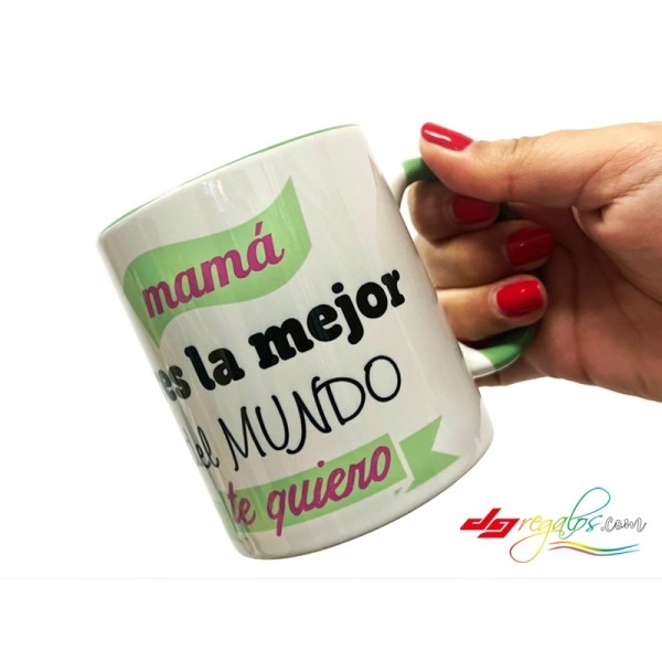 Taza personalizada 'La mejor mamá'