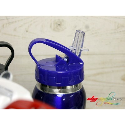 Bidón o botella termo de acero inoxidable grabado a láser ideal para escapadas o el gimnasio