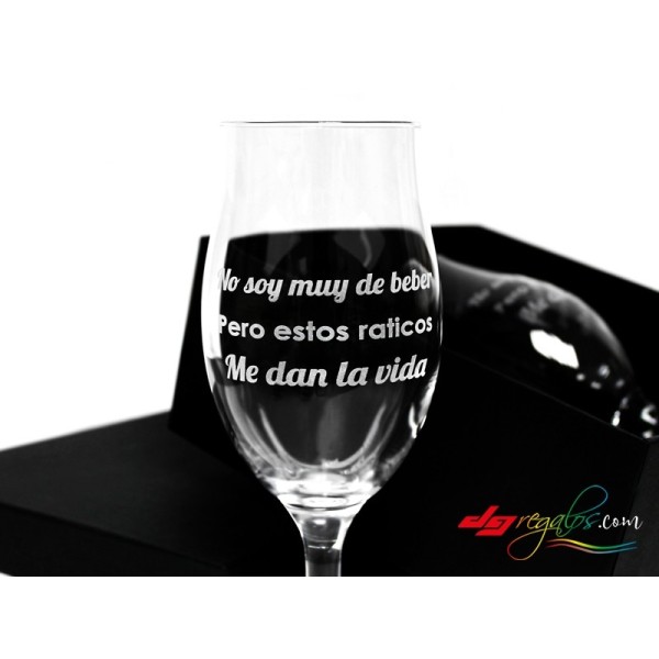 Copa de Cerveza Personalizada a Láser