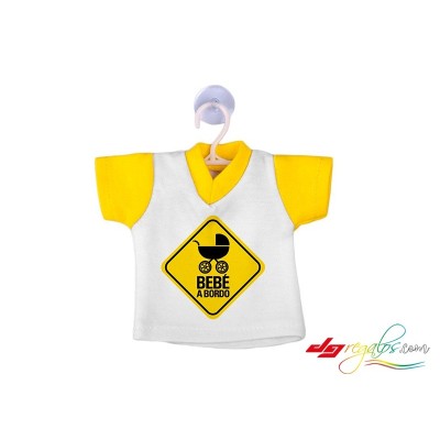 Mini Camiseta con percha