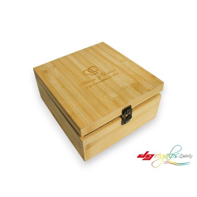 Pack de Copas de Vino Personalizadas en estuche de madera (Enólogo)