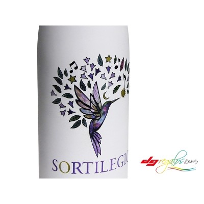 Botella de acero inoxidable personalizada con grabado a láser