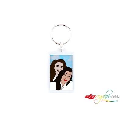 Llavero Personalizado de Metacrilato con Imagen o Diseño | Varias Formas Disponibles