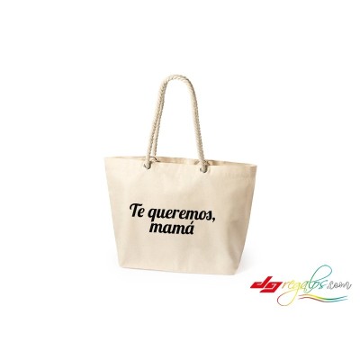 Tote Bag Personalizada de Algodón Natural – Crea Tu Bolsa con Foto, Texto o Diseño Propio