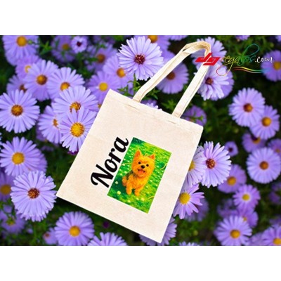 Tote Bag Personalizada de Algodón Natural – Crea Tu Bolsa con Foto, Texto o Diseño Propio