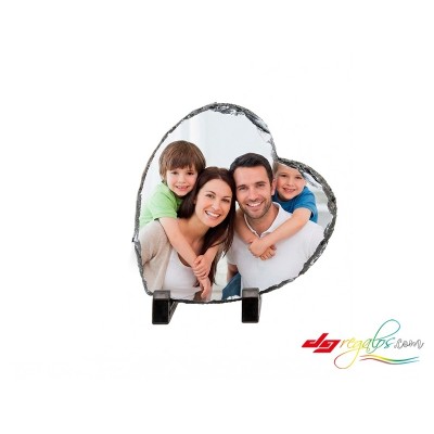 Placa de Pizarra Personalizada con Tu Foto – Portafotos